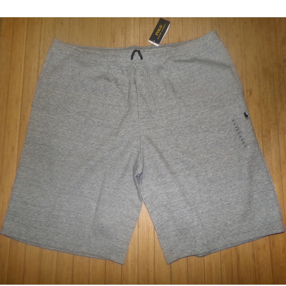 Polo Ralph Lauren Mens Gray Athletic Jersey Shorts 4XLT Big & Tall NWT